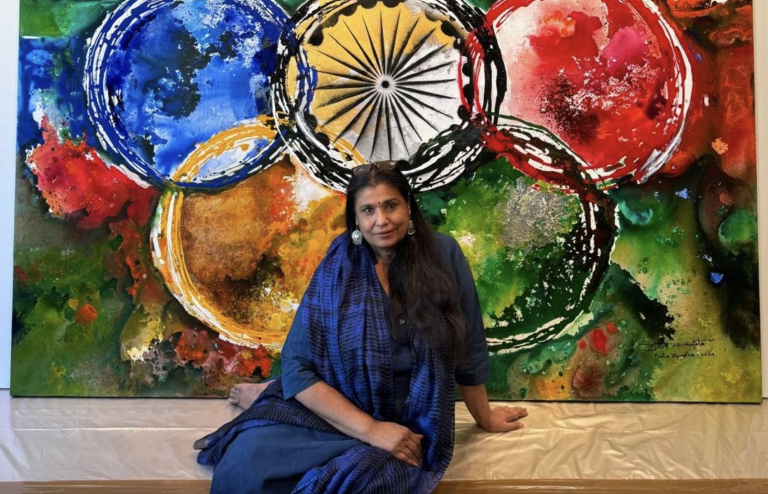 Sujata Bajaj’s Olympic-Inspired Art Unveiled in Paris at JSW Group Event